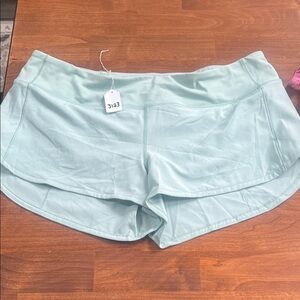 Lululemon Athletica Light Green Athletic Shorts